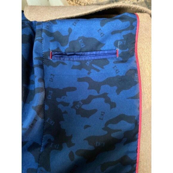 Allen Edmonds Men’s Wool Blend Sport Coat Blazer Camel Tan Sz 40 Preppy Academia - Picture 9 of 12